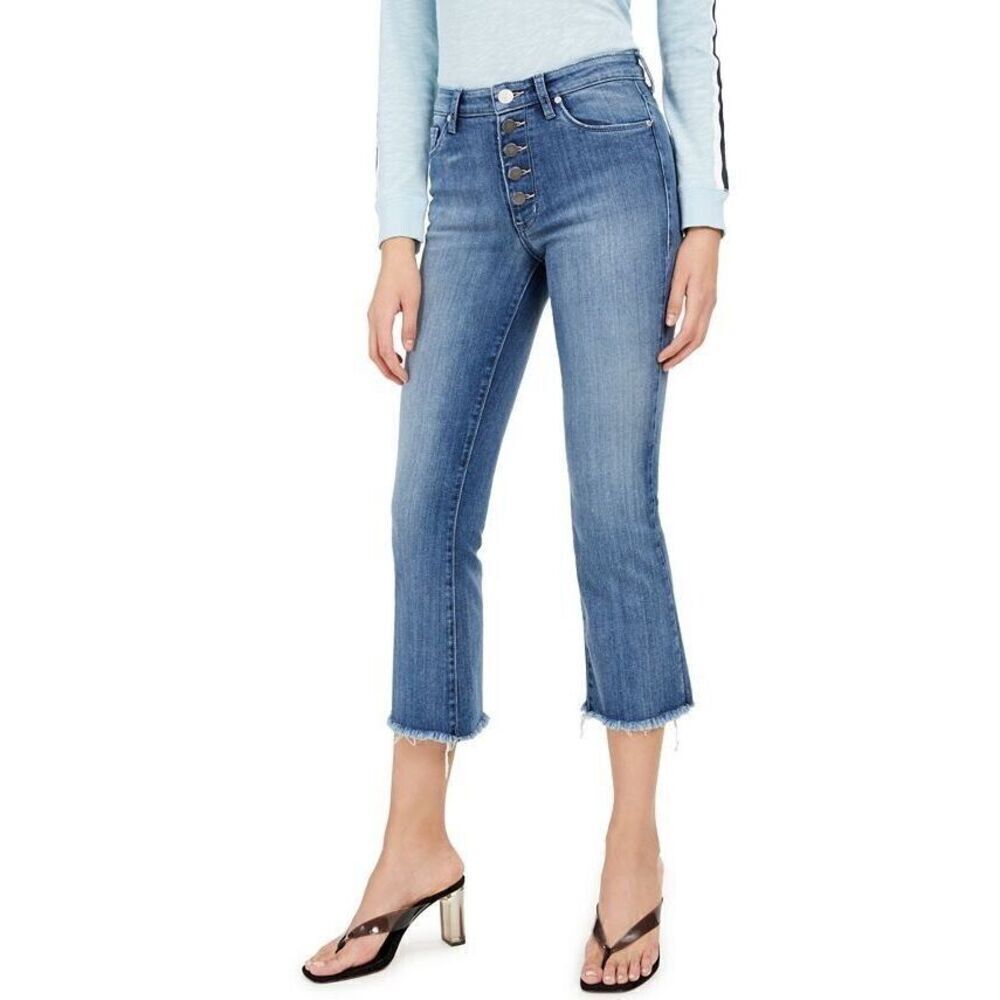 ✨Greene St. Denim Cropped Dark Wash Button-Fly Sz 26 Jeans✨